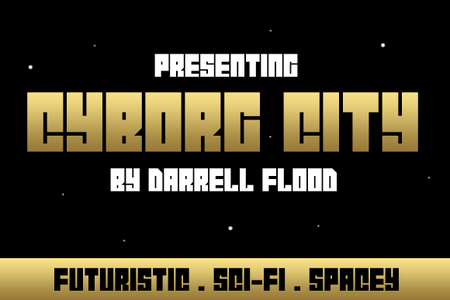 Cyborg City font